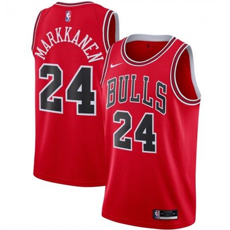 Maillot Basket Chicago Bulls Lauri Markkanen 24 2020-21 Nike Icon Edition Swingman - Homme